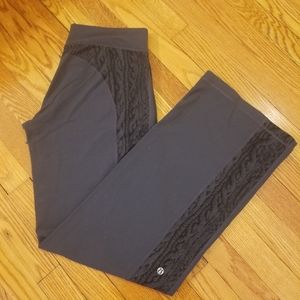 Lululemon Cable Knit Pattern Wide Leg Lounge Pant